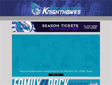 Tablet Screenshot of knighthawks.com